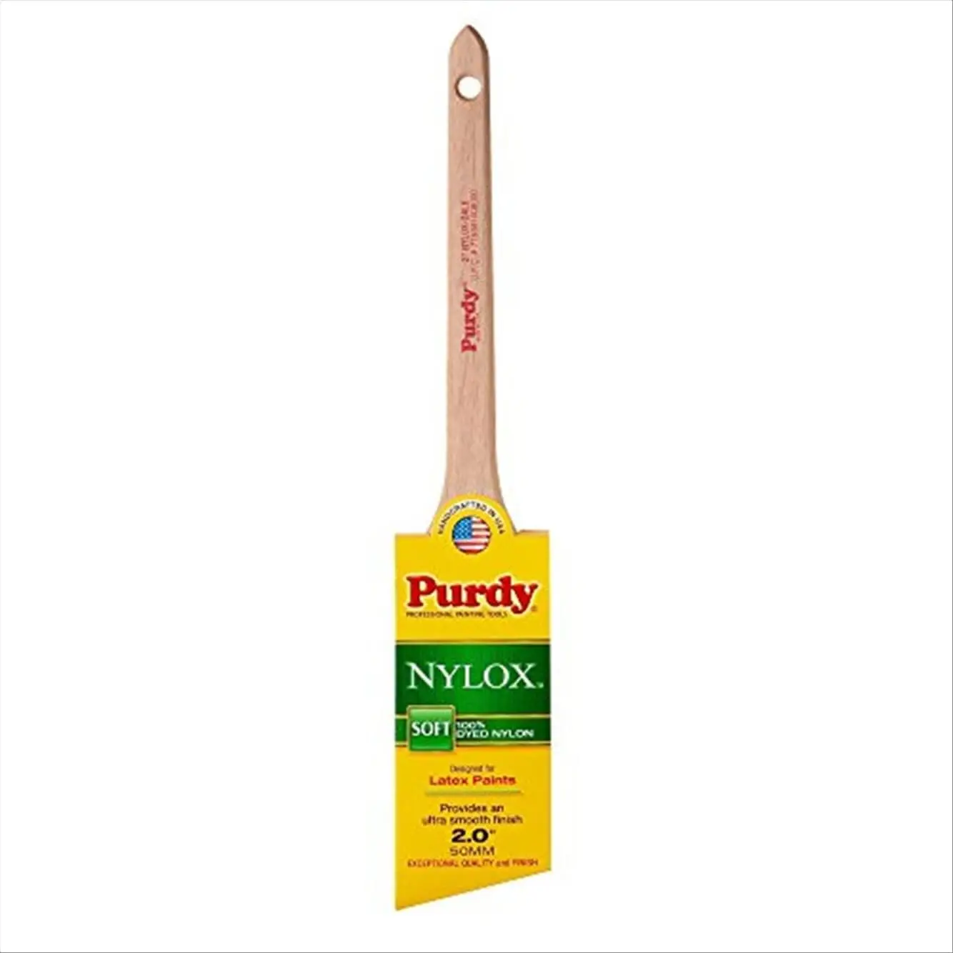 

2 Inch Nylon Paint Brush for Latex Paint with Soft Bristles for Windows and Trim