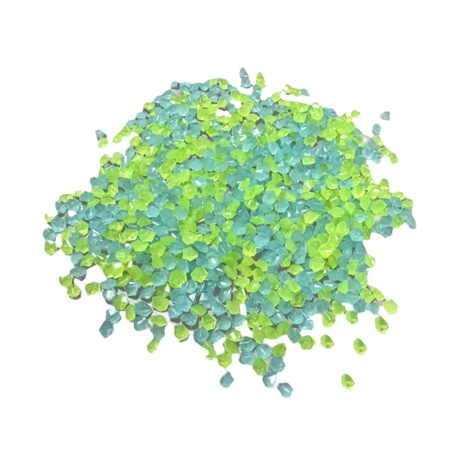 2x 3-5mm Glow in A Dark Pebbles Sand Glowing Stone DIY Craft Materials for Swimming Pool Decor