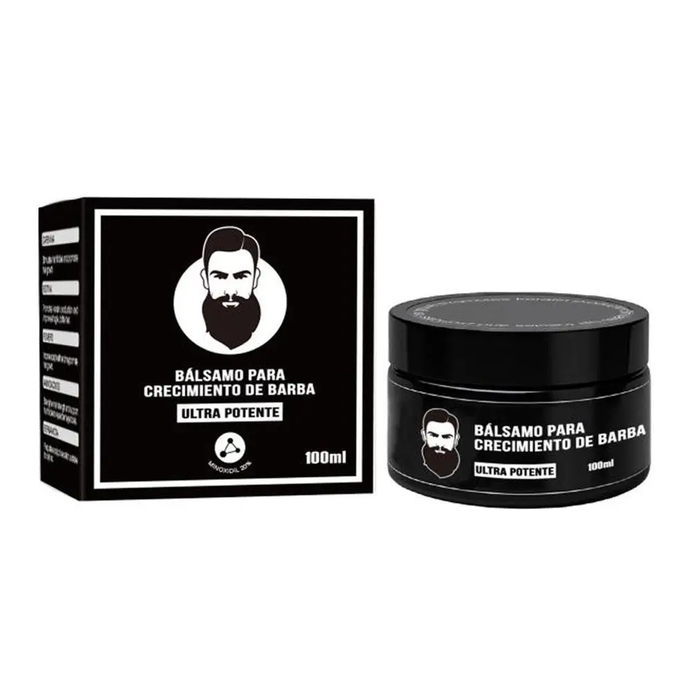 

Hot Man Beard Balm Natural Conditioner Beeswax Moisturizing Smoothing Effective Promte Beard Growth Beard Care Hair