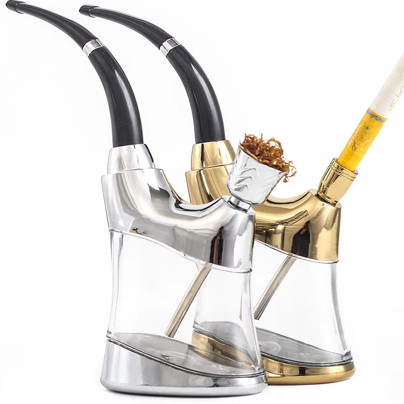 0004  hookah pipe, hookah kettle, cigarette wire, Shisha hookah，two hookah pipe with filter cigarette holder