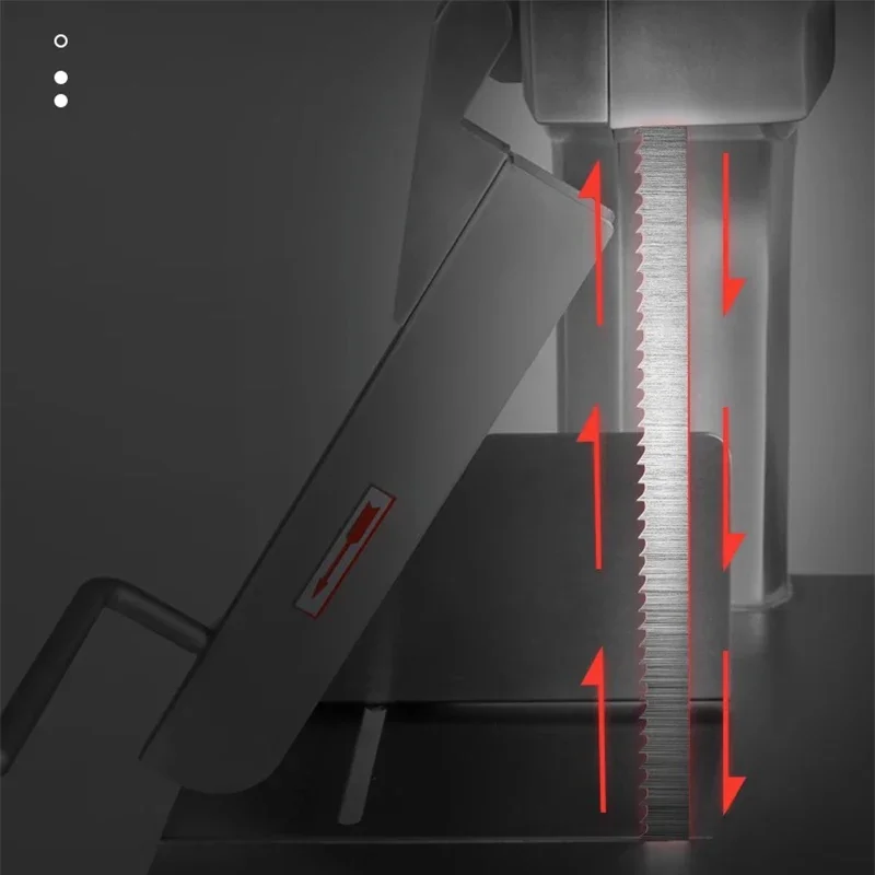 Scie à ruban Sophia congelée en acier inoxydable, coupe-viande commercial, appareil de cuisine domestique, 750W, boucherie