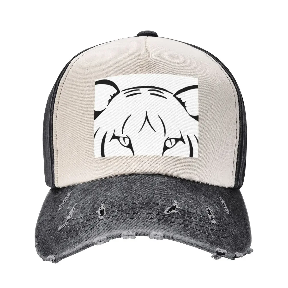 Endangered White Tiger Baseball Cap dad hat Hat Man For The Sun Fishing cap sun hat Men's Hats Women's