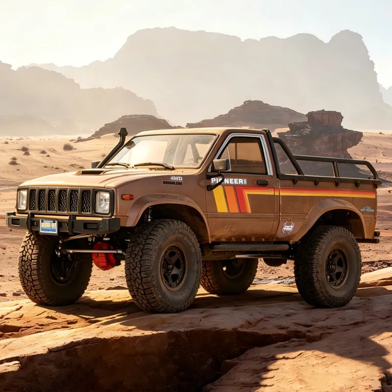 Rgt 1/10 Ex86110pro Pioneer Ii Brushless Rc Car 4wd Off Road Pickup Truck Desert Crawler Vehicle For Adult Hobby