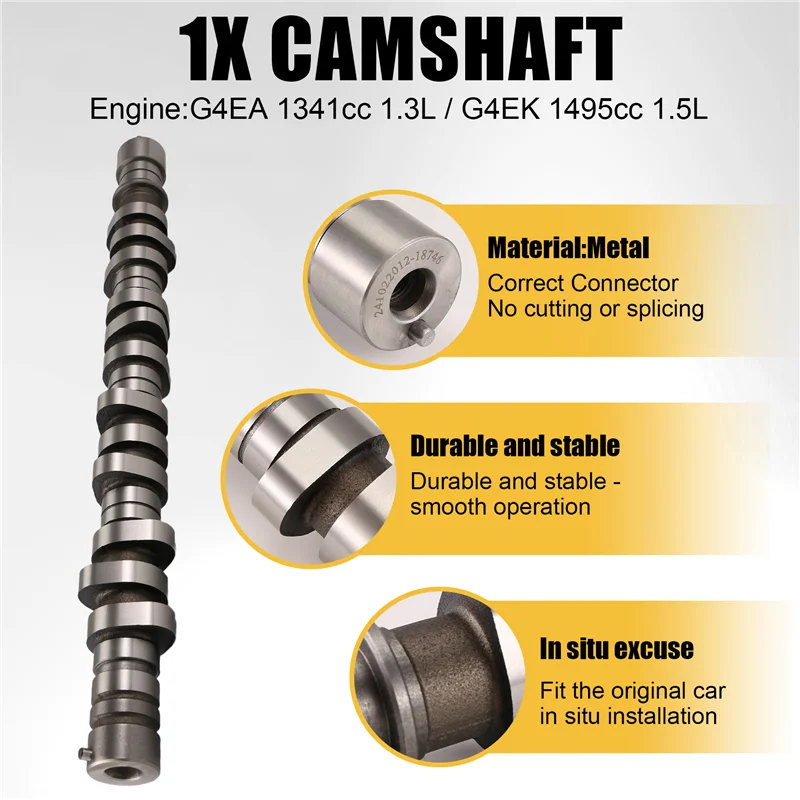 

Classy-24100-22012 16HY004 Camshaft For Hyundai ACCENT I II Saloon S Coupe Elantra II Click 1341Cc 1.3L 1495Cc 1.5L 1994-2005