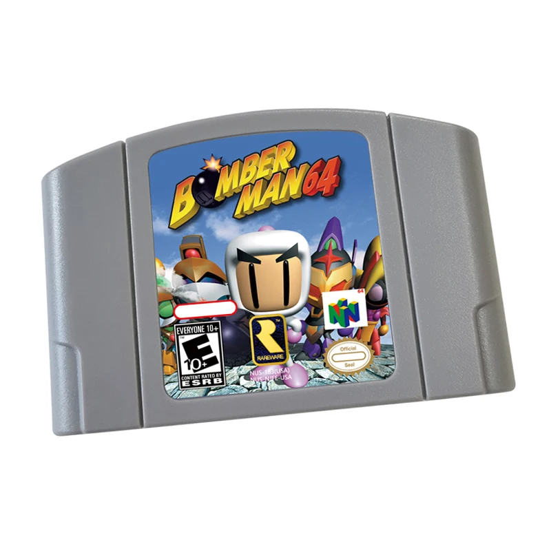 BOMBER MAN 64 Video Game Cartridge Card - Compatible model N64 – English - US Version