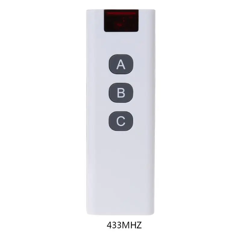 433MHZ Universal Wireless Learning Code Digital Remote Control Transmitter 3/4/6/8/10 Channels Buttons AK-7010TX