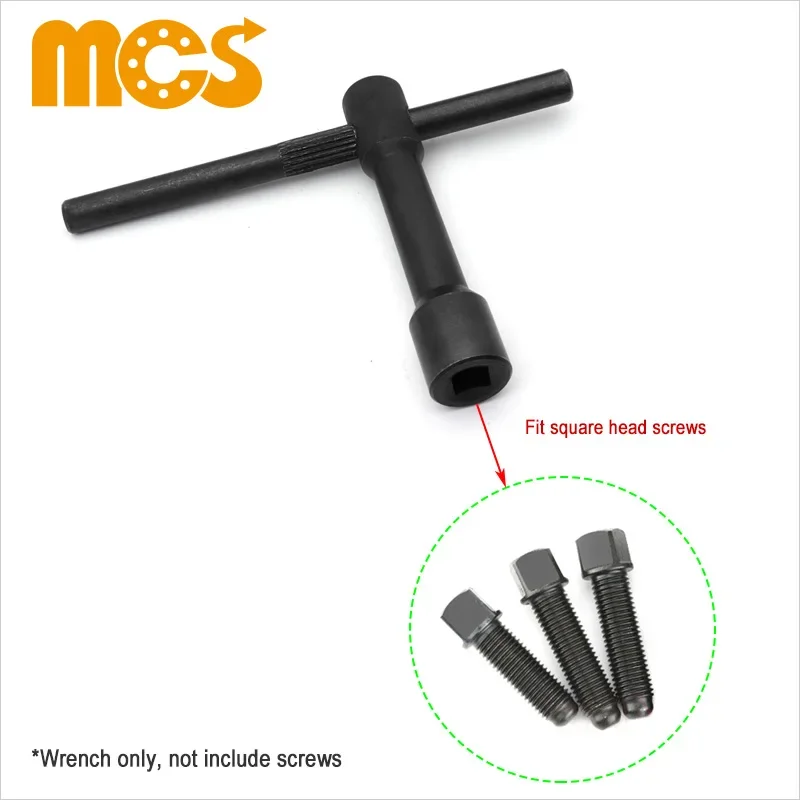 1pcs Milling Lathe Chuck Wrench Square Head Screw Spanner Tool Holder Key Female 8mm 10mm 12mm 14mm 17mm 19mm 22mm