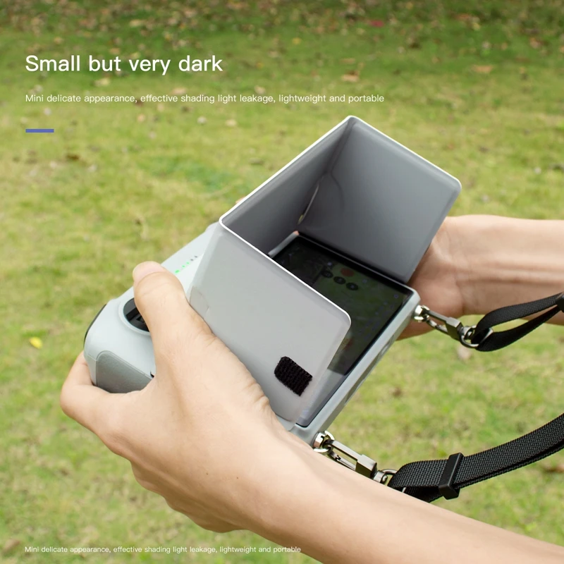 Für DJI RC 3/2 Controller faltbare Sonnenhaube Bildschirm deutlich sichtbares Blocklicht reduzieren Reflexionsbrett für Air 3s/2s/Mini 3 Pro