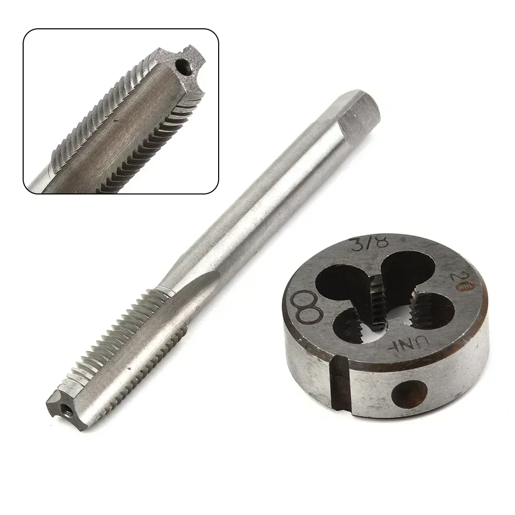 2pcs HSS 6542 BSF 3/8- 20 Straight Flute Machine Taps Right Hand Pipes Tap And Die For Steel Metal Threading Working Tools-Parts