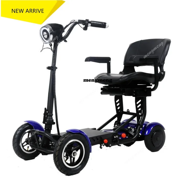 Small Mobility  Electric Tricycles Rehabilitation  50cc Folding Handicapped Front 8inch Rear 10inch