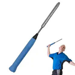 Adjustable Weight Badminton Racket Swing Trainer Badminton Training Stick Stainless Steel Badminton Racket Training Tool