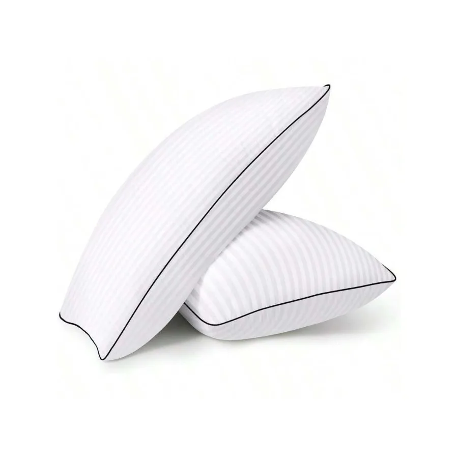 

AWYYBed Pillows Queen Size Set Of 2 For Sleeping - Luxury Hotel Pillows Soft And Supportive Down Alternative Microfiber Cooling