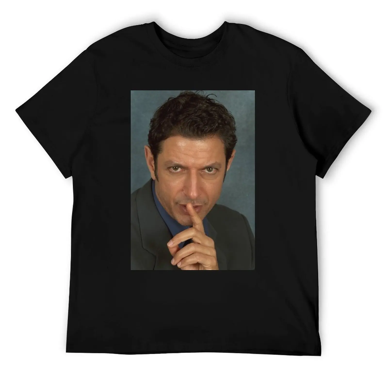 

Jeff Goldblum Shh T-Shirt men t shirt cotton 100% t shirt personalised T-Shirt