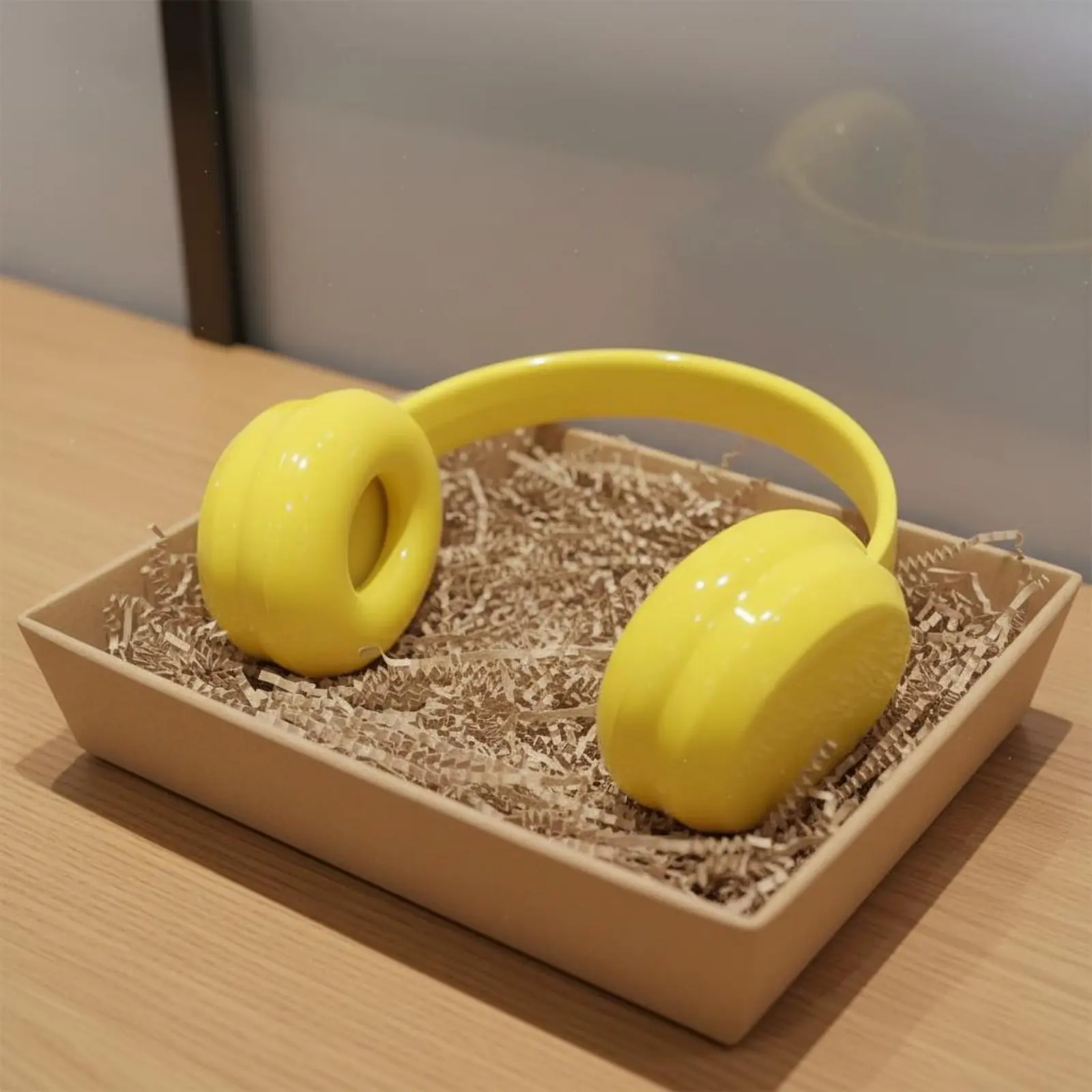 

17cm Cotton Doll Accessory Perfect Gift Miniature Doll Headphones Plastic Toy Headset Lightweight Long-Lasting for Children