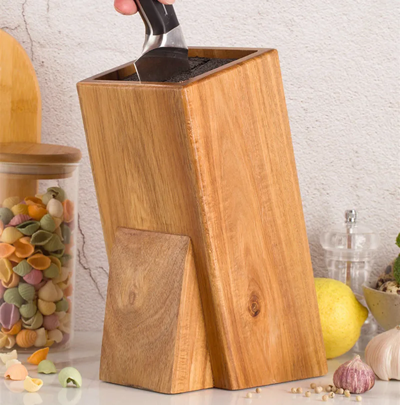 

Knife Holder Stand Table Chef Knives Rack Block Set Multifunctional Utensil Stand Storage Holder Kitchen Organizer Accessory