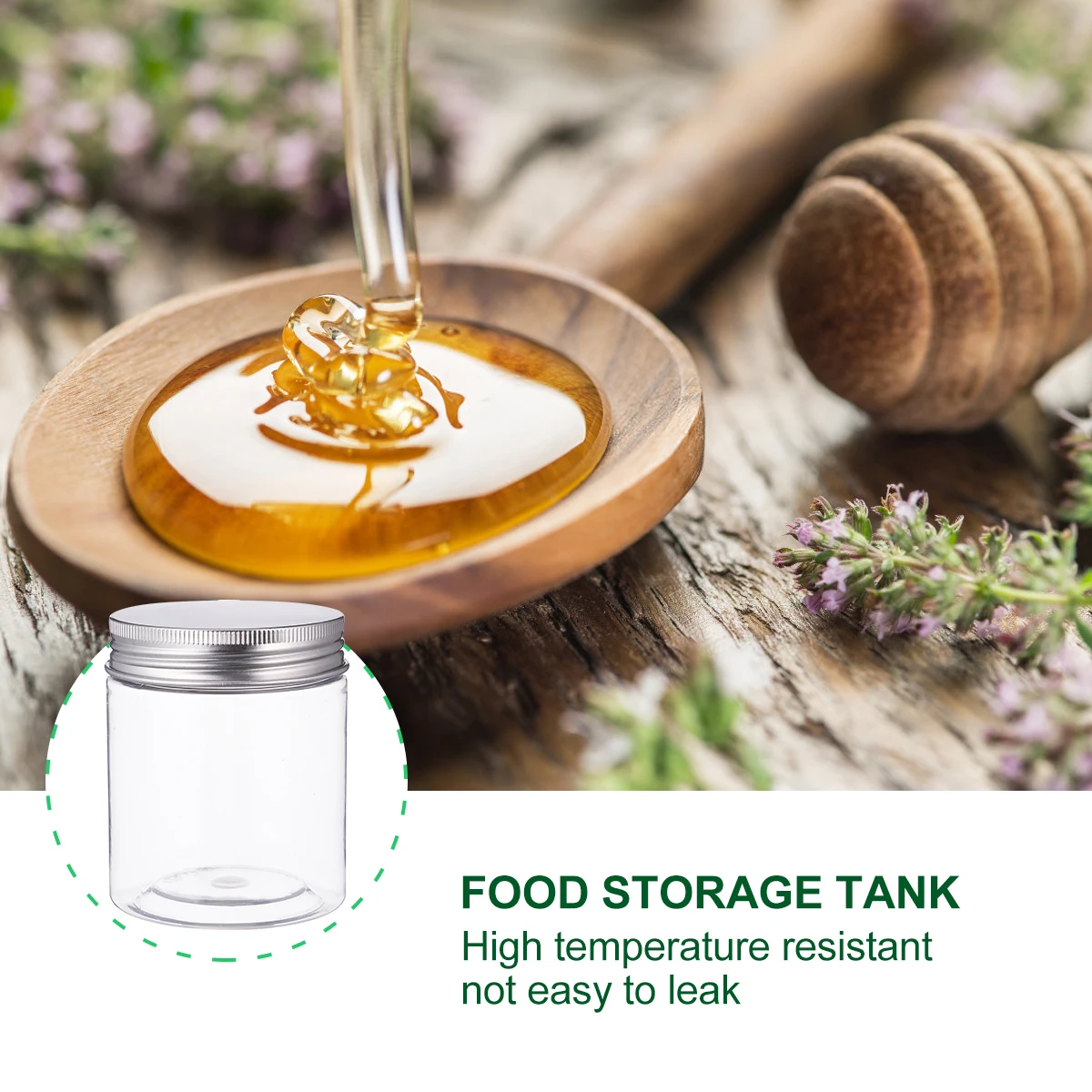 

Food Storage Jar Sealed Canister for Kitchen Tea Coffee Beans Fruits Container Safe Storage Can
