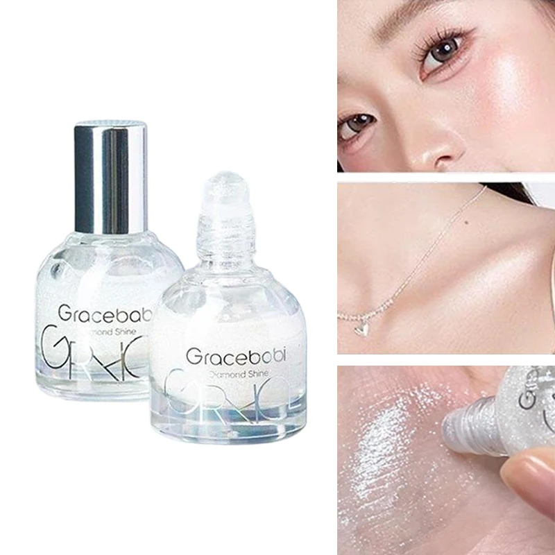 

Gracebabi Liquid Highgloss Ball Bearing Pearlescent Brightening Non-greasy High Gloss Long-lasting Nourishing Diamond Face