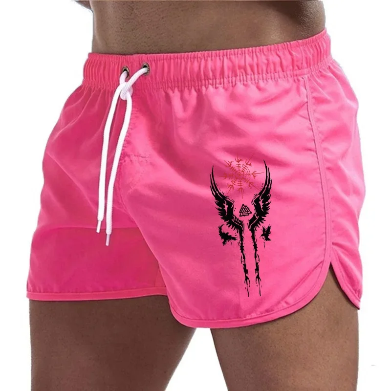 Celana Pendek Pria Berkualitas Tinggi Celana Pantai Kasual Olahraga Musim Panas Celana Harian Bersepeda Lari Kebugaran