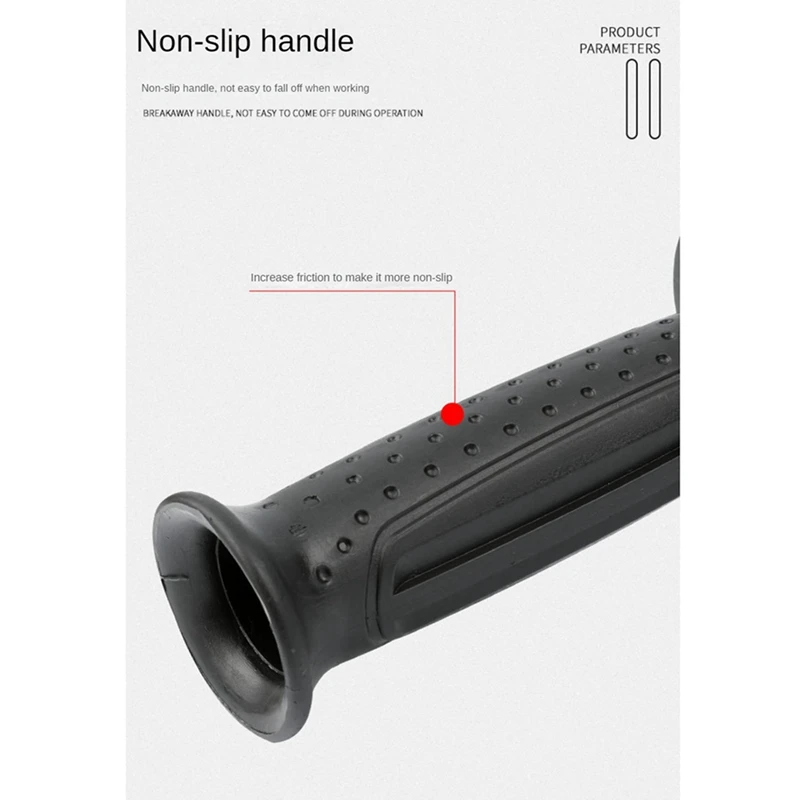 DTA5 2X 26 Electric Hammer Handle Impact Drill Handle, Adjustable Front Side Handle Grip Anti Slip, Thickened Iron Ring Durable