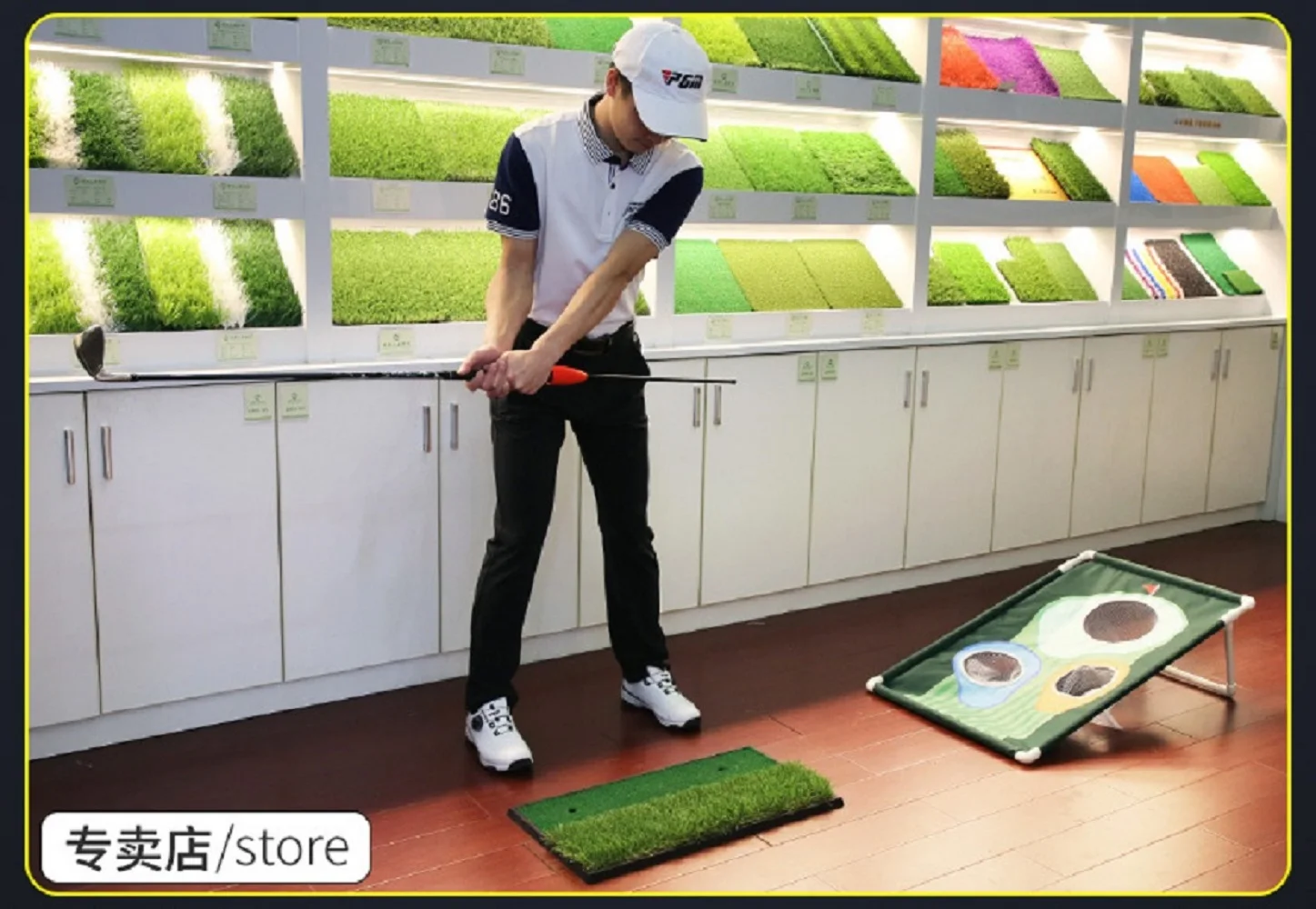 PGM Golf Power Stick Corrective Action Practice Training Lightweight Durable Cutting Trainer Swing Practice Stick Pose Corrector