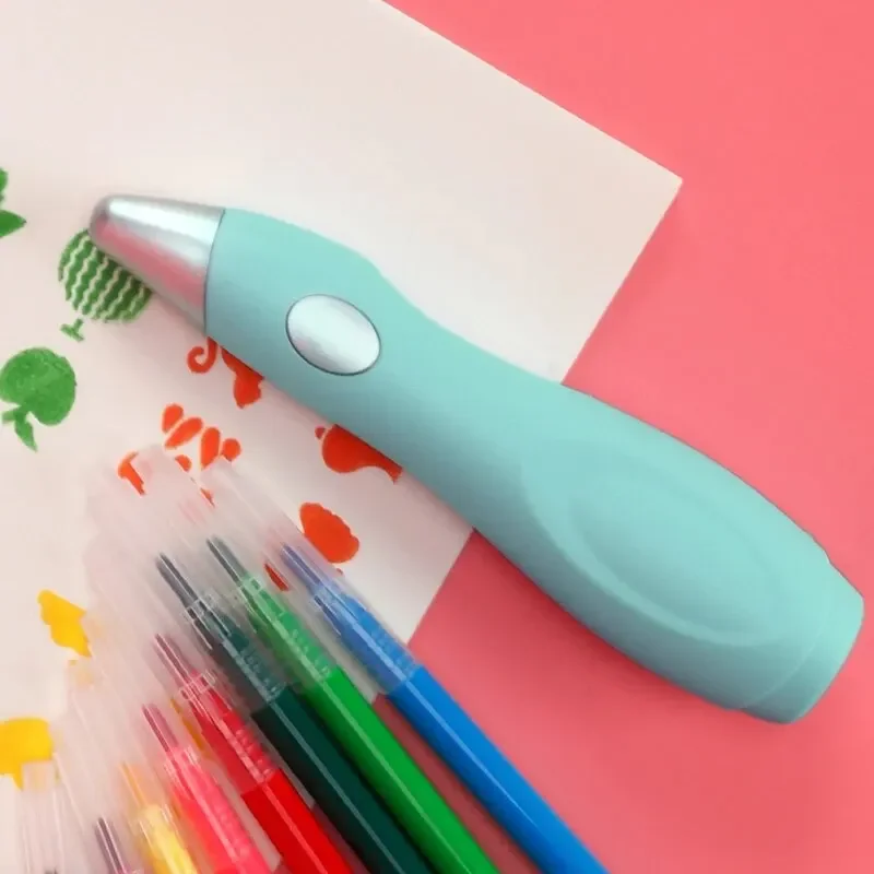 Перезаряжаемый маркер, электрический аэрограф, распылительная акварельная ручка, моющаяся ручка для граффити, студенческий набор художественной живописи, подарки на день рождения