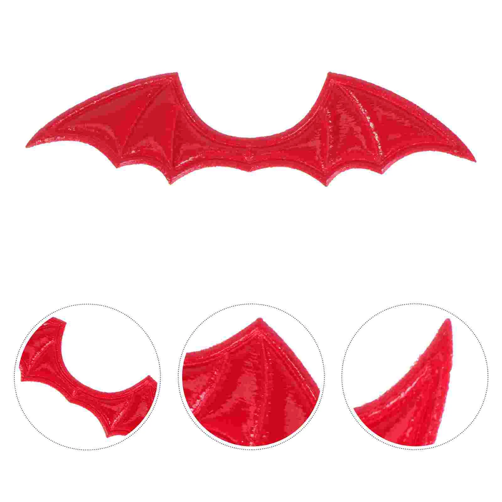 10 Pcs Demon Bat Wings Hair Decoration Shoes Accessories Costume Headdress Halloween Props Girls Party Gifts Premium