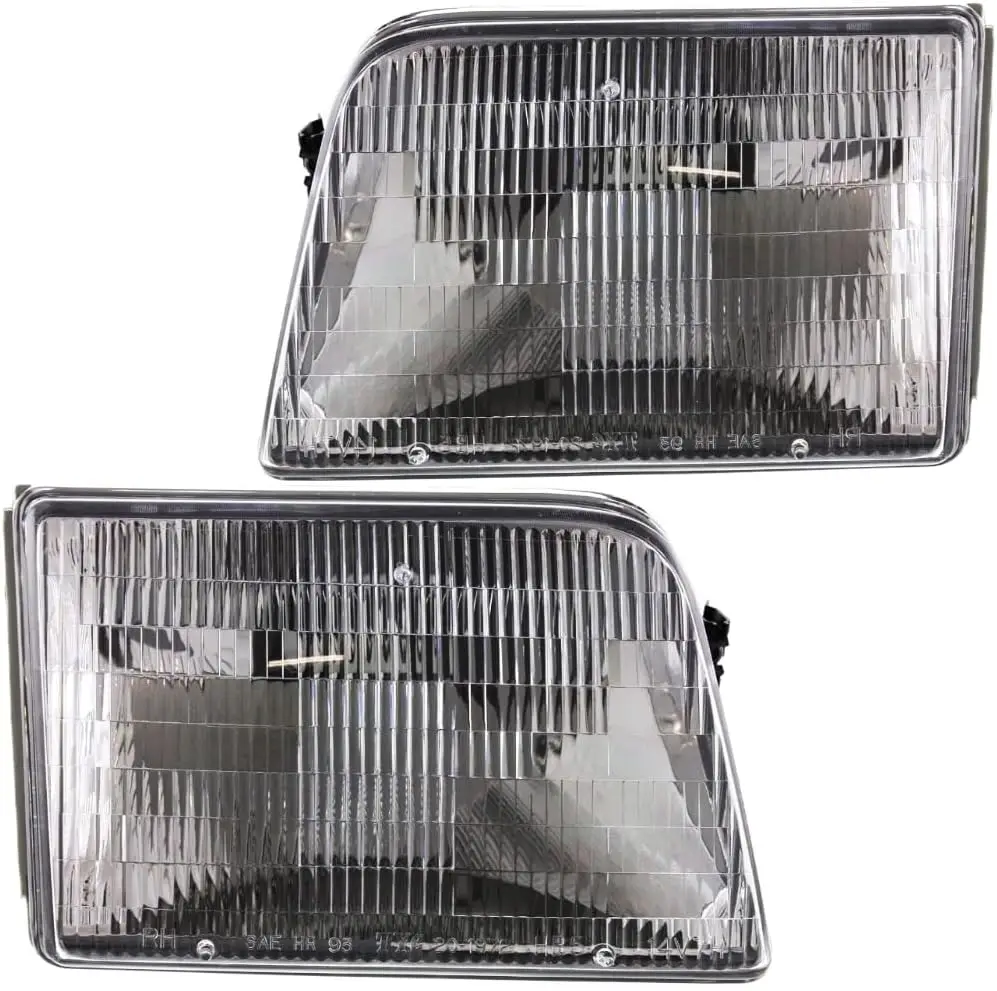 

Сменные фары в стиле OE, совместимые с Ford 1993-1997 Ranger [ FO2502119 FO2503115 F37Z13008B F37Z13008A] Лед