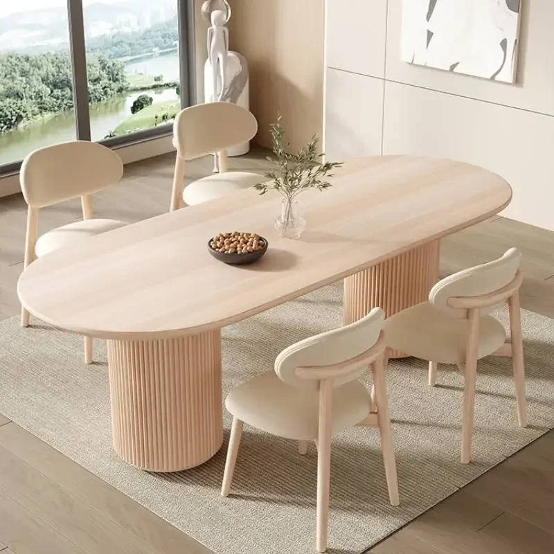 Designer Floor Dining Table Unique Waterproof Restaurant Dining Table Coffee Restaurant Salon Tavolo Pranzo Furniture Home