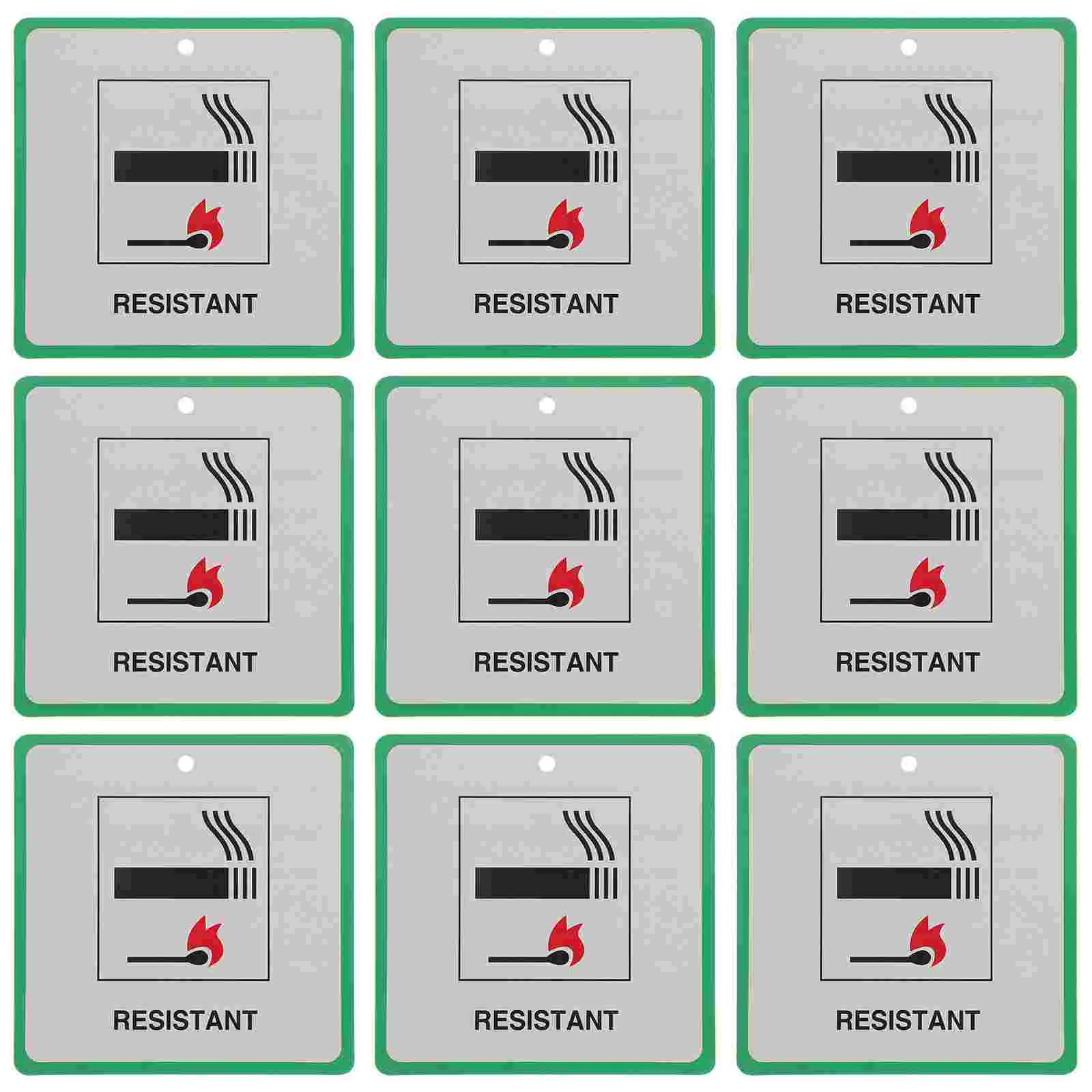 50 Pcs Dl7 Fire Sign Safety Labels Furniture Warning Extinguisher for Coated Paper