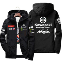2025 New Kawasaki Motorcycle Jacket, Racing Jacket, Windproof Jacket, Outdoor Sports Bicycle Jacket, Men's Coat