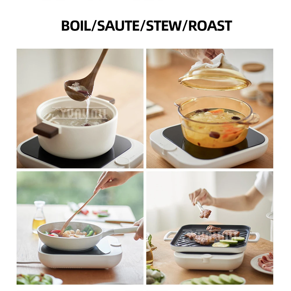 

High Quality 1300W Electric Pottery Stove Household Mini Induction Cooker Cooking Portable