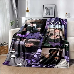 Sam& Colby XPLR Printed Blanket Leisure Sofa Blanket Home Sheet Sofa Office AirConditioning Soft LeisureTravel CustomizableThrow