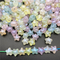 30pcs/Lot 11mm Acrylic Spacer Beads Star Shape Beads For Jewelry Making DIY Charms Bracelets Necklac Accessories