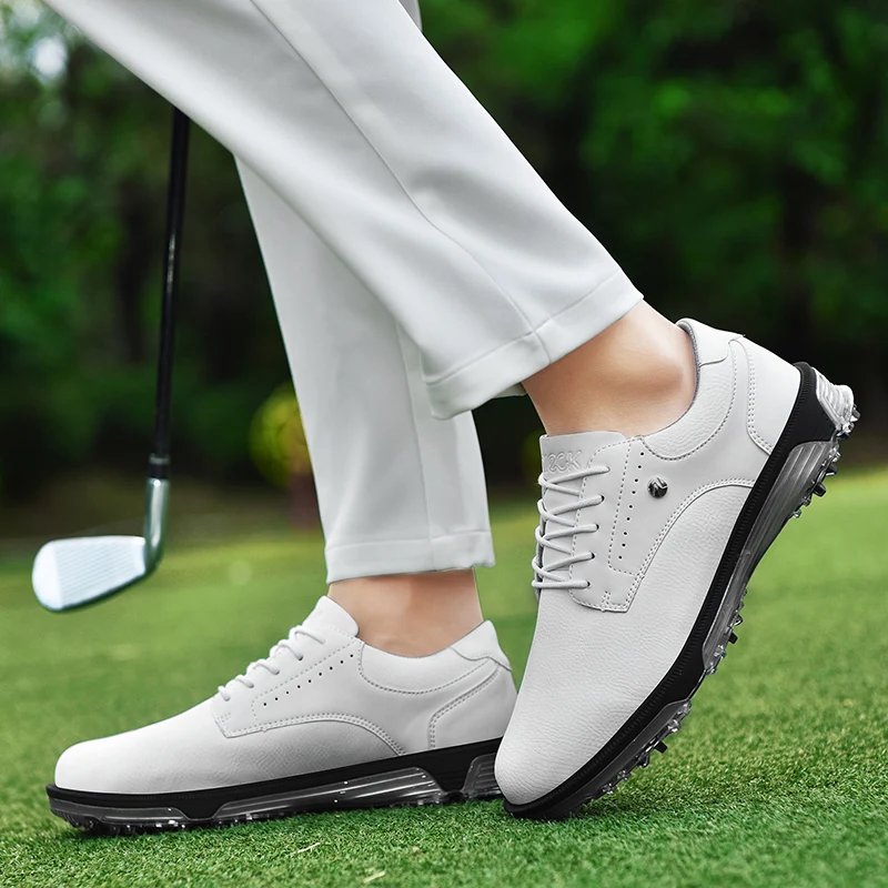 

Professional Men's Golf Shoes Comfortable Walking Shoes for Outdoor Turf Golf Unisex Non-Slip Walking Shoes