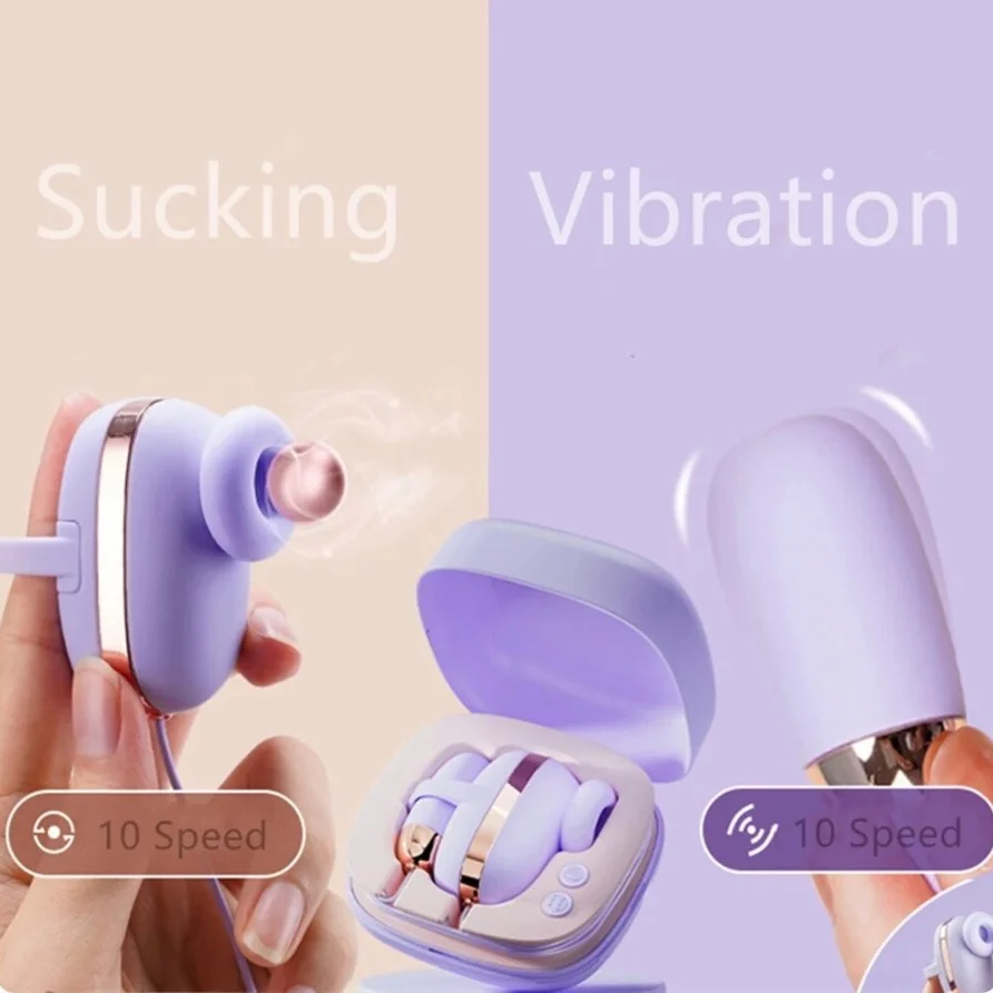 GALAKU 10 Modes Silicone Sucking Vibrating Egg G-Spot Vibrator For Women Masturbation Clit Massage Oral Sex Toys