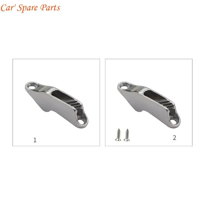 

Y4UA Boat Rope Clamp Hardware Marine Grade 316 Stainless Steel Boat Clamp Rope Part