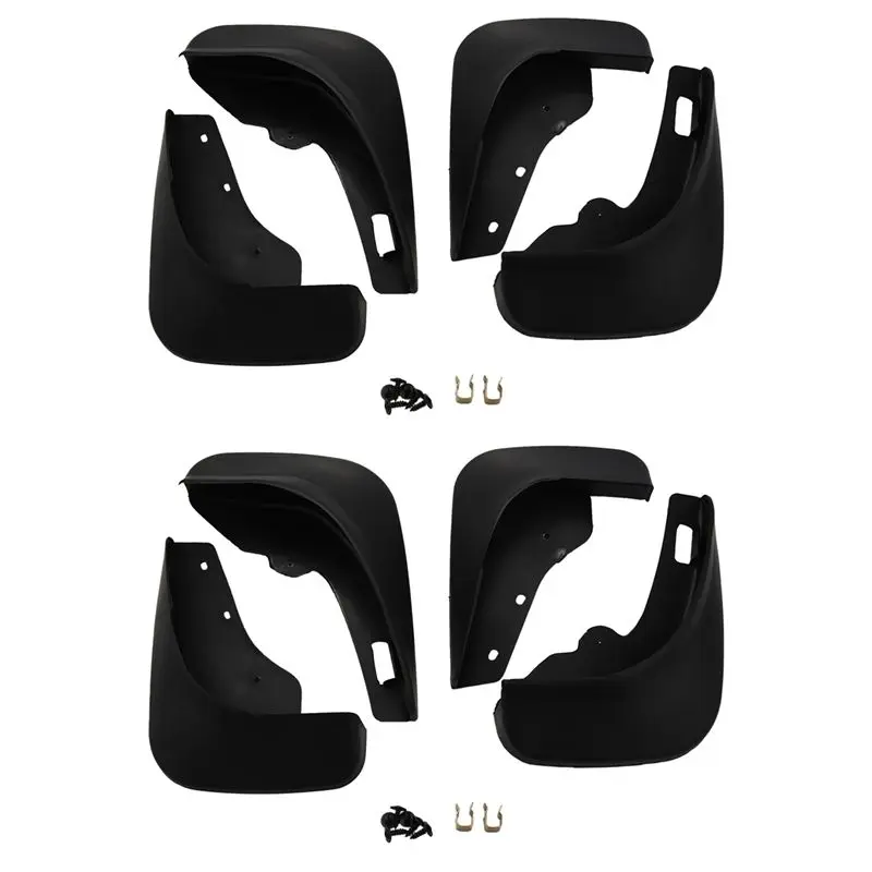 

4X Fit For Ford Focus 2 Mk2 Mk2.5 Saloon Sedan 2005-2011 Mudflaps Mud Flap Splash Guards Front Rear 2006-2010-A08Q