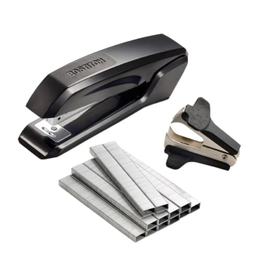 Office Ascend 3 in 1 Stapler Value Pack, 20 Sheet Capacity, Includes 5000 Staples, Integrated Remover and and Extra Staple Remo