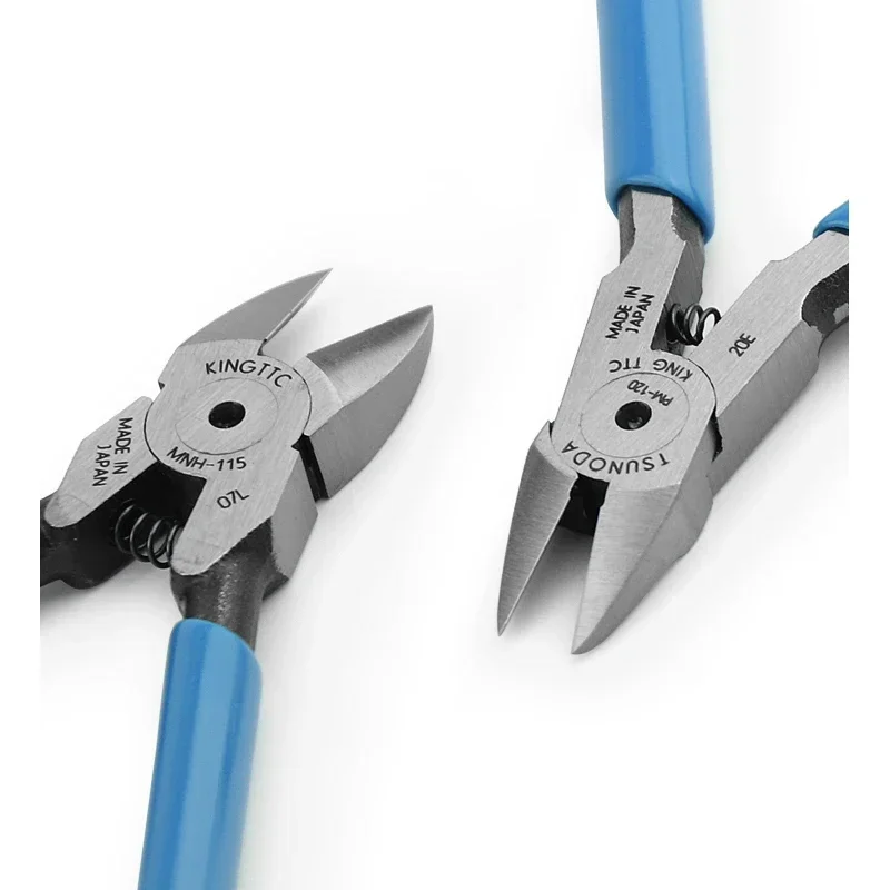 TSUNODA Diagonal Plier 1Pcs 115/120/125mm Electrican Wire Cutter Tool Japan Hand Tools MN-115/125 MNH-125 MNK-125 PM-120 TN-120