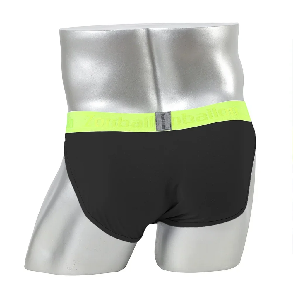 Jinshi Mens Briefs Bulge Bamboo Soft Seamless Breathable Underwear Low-Waist Ultra-Thin Mens Briefs