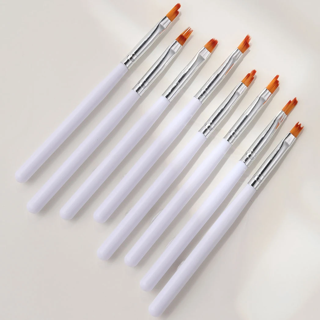 الاكريليك اللوحة التفاصيل مسمار الفن فرش مجموعة خط الرسم نحت زهرة مسمار مجموعة أقلام خشبية أدوات مانيكير اللوازم المهنية