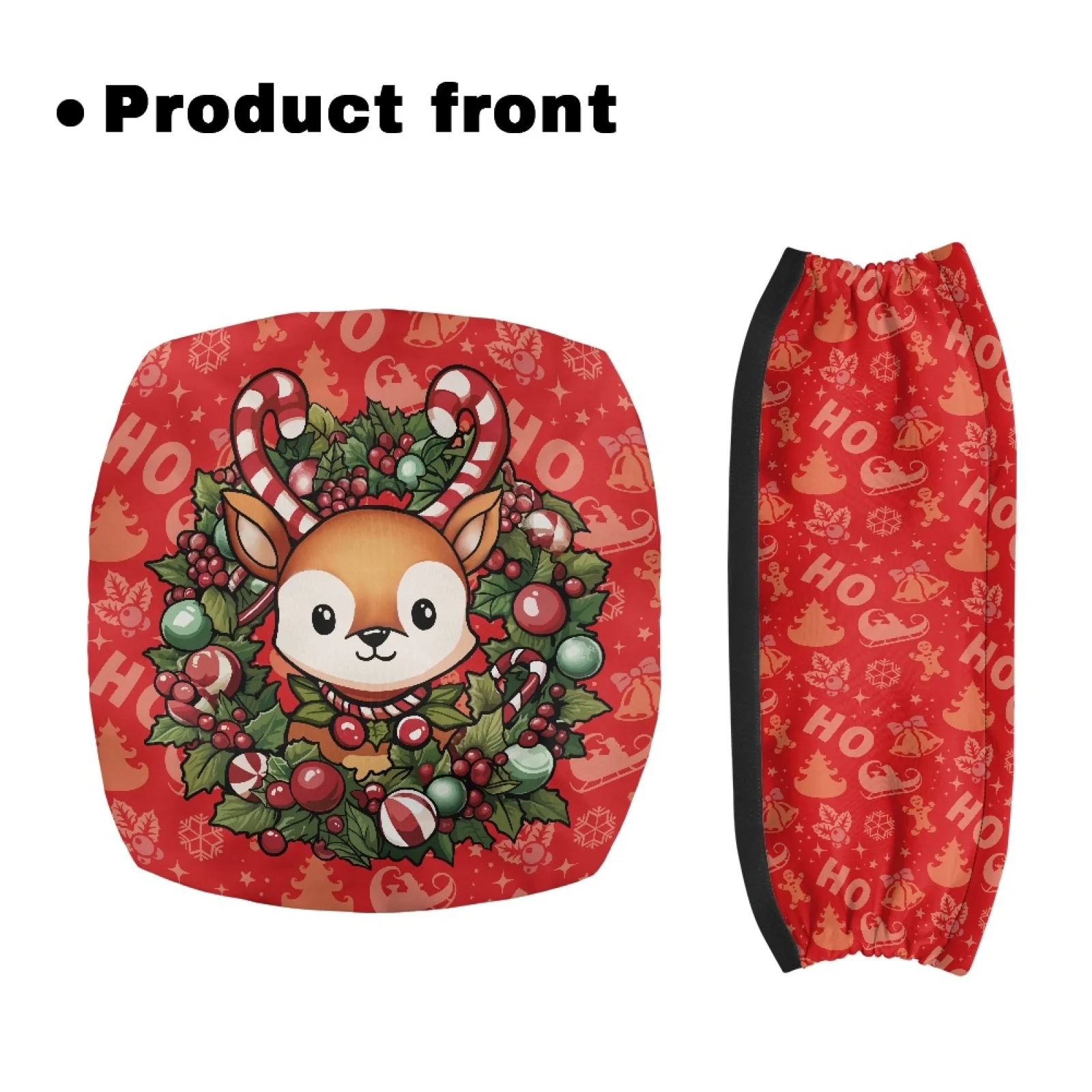 Capa de assento traseiro para andador, material elástico lavável, 2 peças, estampa Coloranimal Wasahable Ho Ho, para mulheres e amigas, para uso urbano.