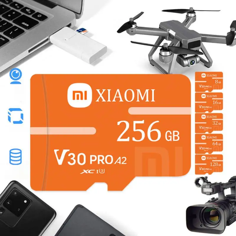 Oryginalna karta pamięci Xiaomi 1TB karta 128GB Micro TF/SD Class10 karta Flash 1TB Mini karta SD do aparatu do telefonu Nintendo