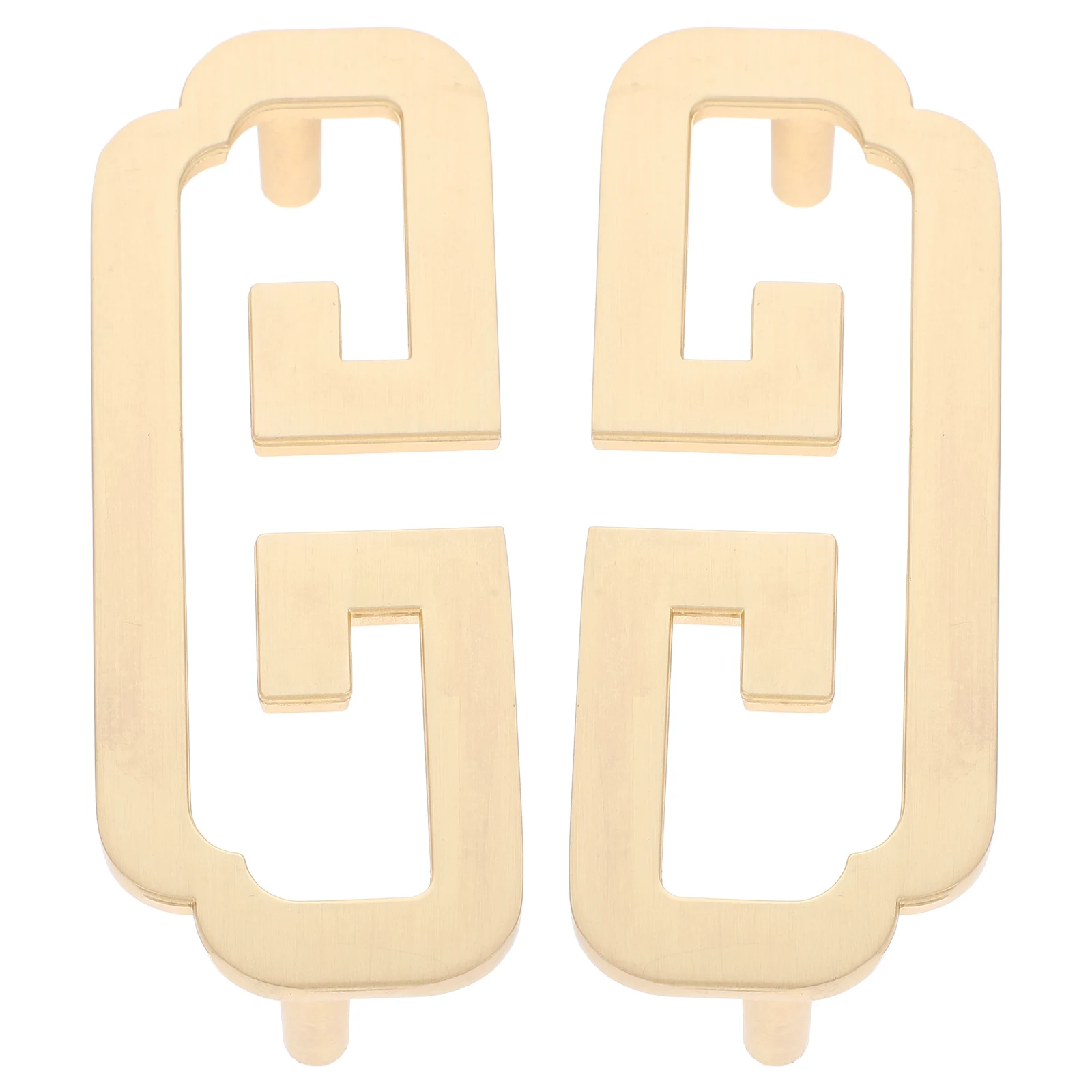 

2Pcs Cabinet H les Semicircle Golden Pulls for Bathroom Closet Door Furniture Hardware Zinc Alloy Durable Kitchen Dresser