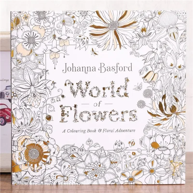 

Miracle Flower Colorbook World of Flowers Secret Garden Series Adult Decompression Picture Book