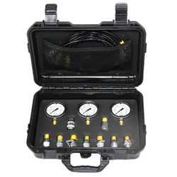 For Excavator Hydraulic Pressure Test Kit Hot Hydraulic Pressure Guage With Testing Hose Coupling And Gauge Tools