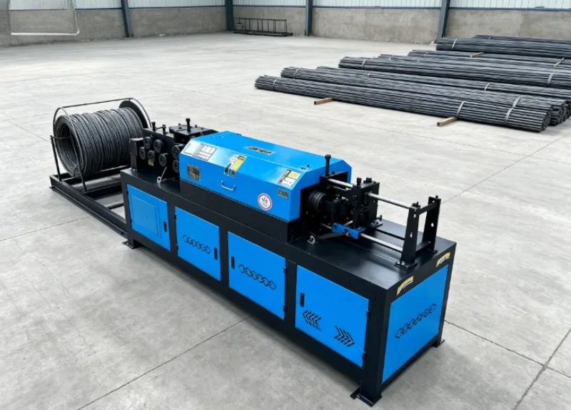 Precision-Cut Fast Speed Rebar Straightening And Cutting Machine For High-Rise Building Core Wall Construction Works