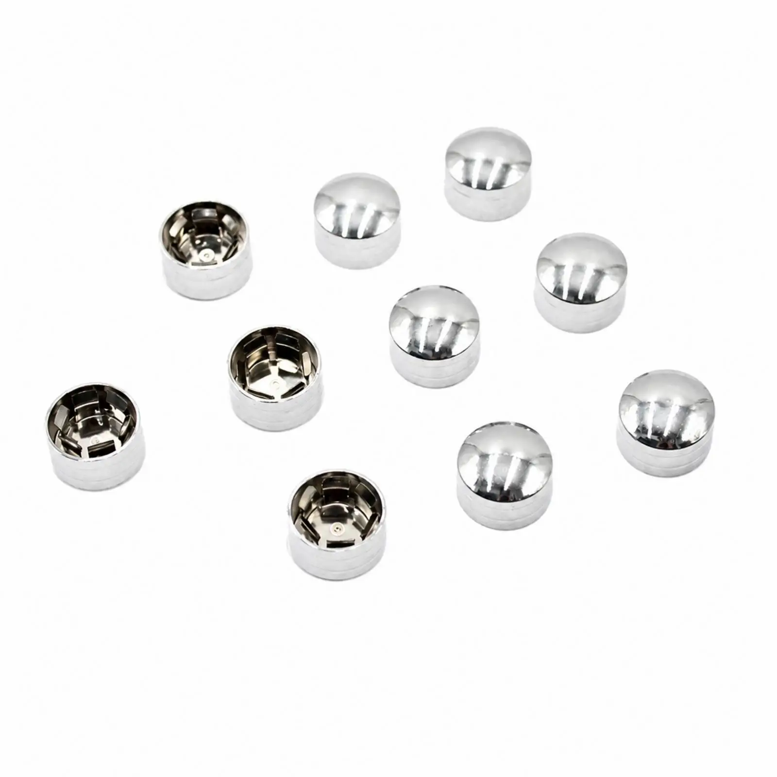 Aluminum Alloy Motorcycle Screw Cover Decorative Bolt Cap for Custom Bike Hardware Polished Finish
