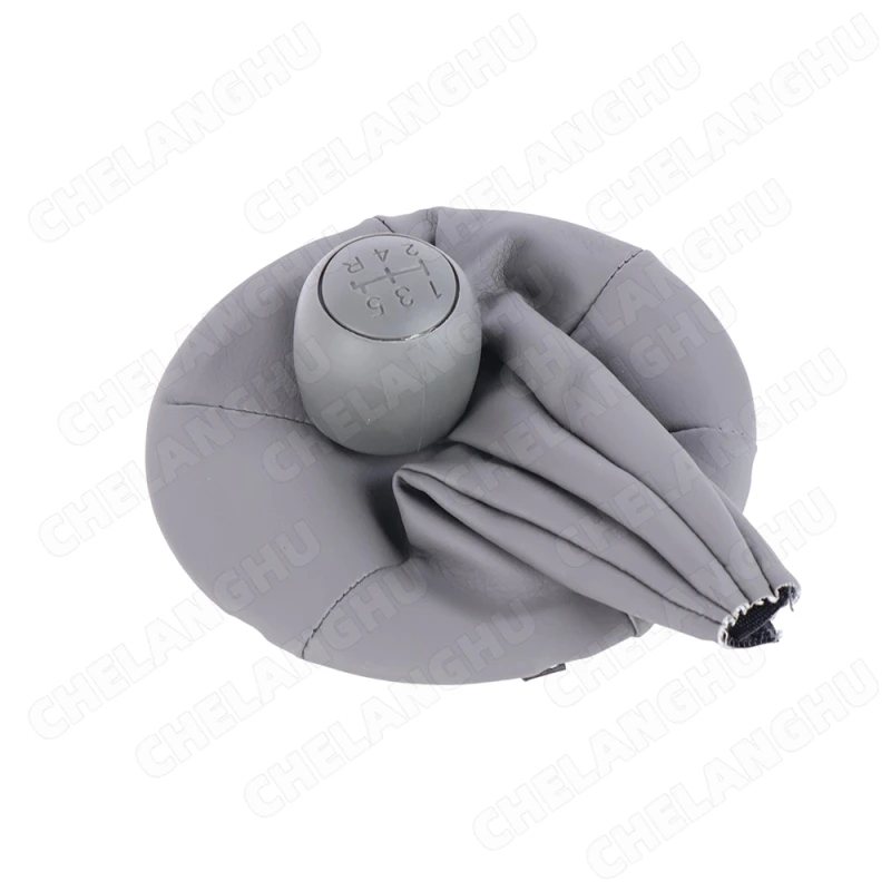 For Fiat Panda 2003 2004 2005 2006 2007 2008 2009 2010 2011 5 Speed Gear Stick Shift Knob With PU Leather Boot Three Options