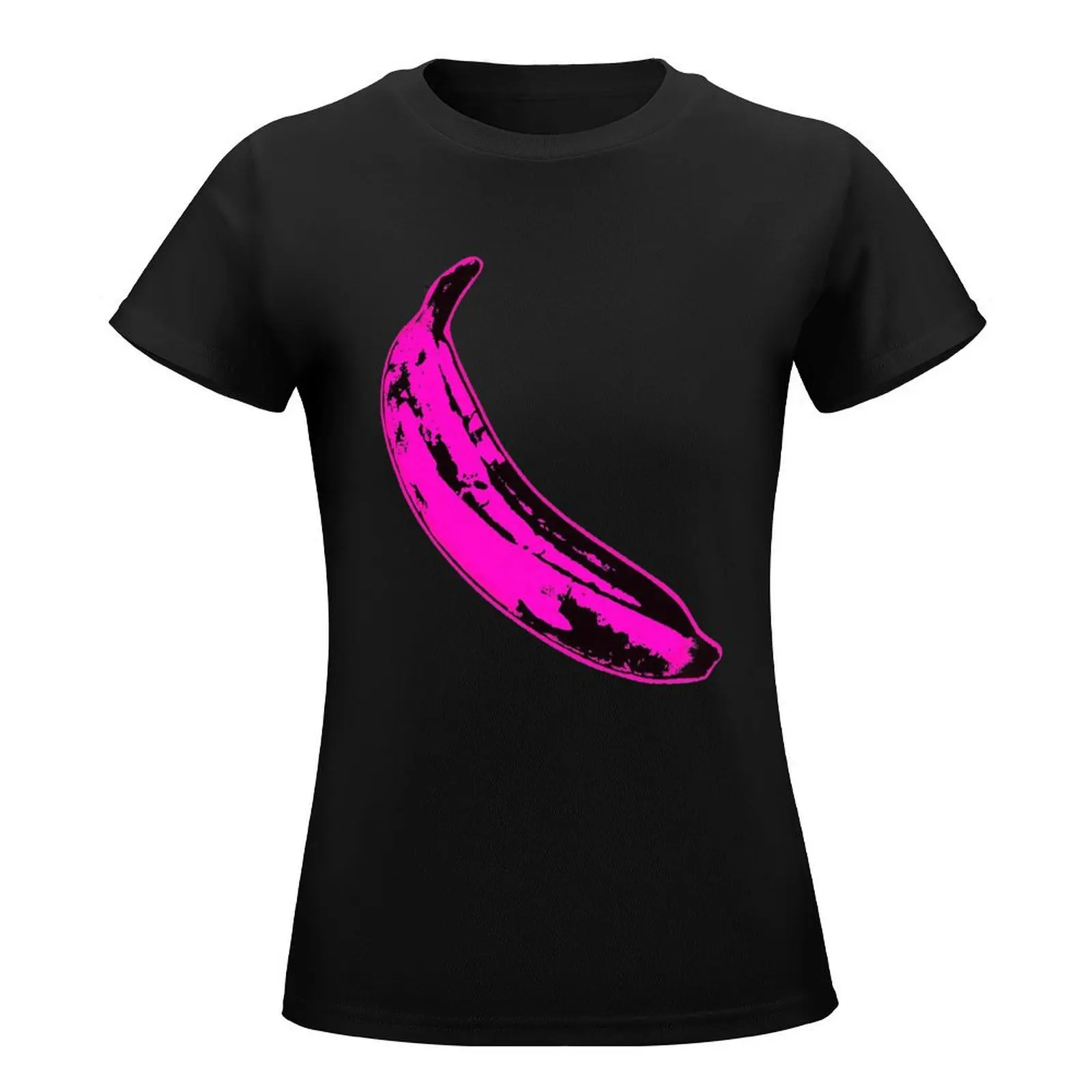 Pink banana (Peel Slowly and See) T-Shirt oversized summer top funny Summer Women's clothing